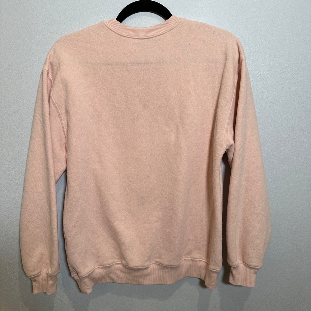 Wild Fable Pink Smiley Face Graphic Sweatshirt Women's XS - Picture 3 of 5